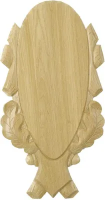 Produktbild von Hirschschild Eiche geschnitzt hell 53x23cm