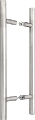 Produktbild von KOTARBAU® Außentürbeschlag Doppelseitiger Haustürgriff aus Edelstahl 45 Grad 400x600 mm