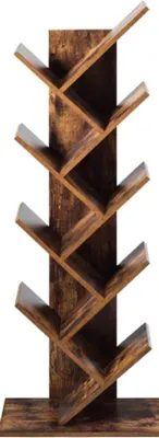 Productafbeelding van Famanu Boekenrek, 8 niveaus - Vintage bruin