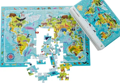 Obrázok produktu pre DoDo Puzzle - Svet zvieratiek 80 dielikov