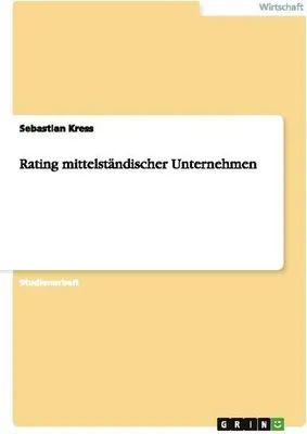 Immagine prodotto di Rating mittelständischer Unternehmen