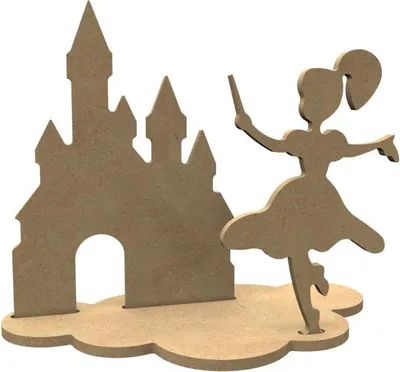 Produktbild von Gomille MDF-Figuren Feen-Set - Bastelspielzeug 24x20 cm