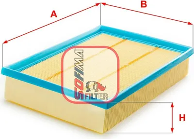 Produktbild von Luftfilter SOFIMA S 3245 A für FORD Focus II Schrägheck (DA, HCP, DP) Filtereinsatz