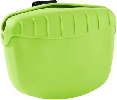 Produktbild von Siliconen Hundesnacktasche - Hundetrainingstasche mit Clip - Gürteltaschenformat für Hundetraining und Spaziergänge