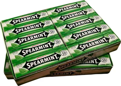 Obrázek produktu pro Žvýkačky Wrigley's Spearmint 200 kusů (40x5 proužků)