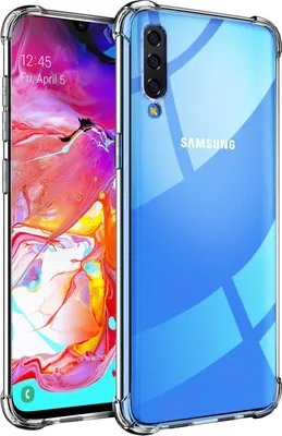 Zdjęcie produktu dla Pokrowiec na telefon Samsung Galaxy A70 A70s Protective Cover AntiShock Mobile Phone Case Transparent