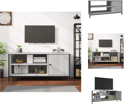 Obrázek produktu pro vidaXL TV skříňka šedá Sonoma 100x40x45 cm materiál na bázi dřeva - TV nábytek