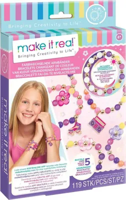 Obrázek produktu pro Make it Real MR1217, Sada na výrobu náramků pro děti, 8 rok/roky, Plast, Vícebarevný