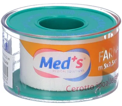 Immagine prodotto di Cerotto Meds Ipoallergenico Seta 500X2,5 Cm