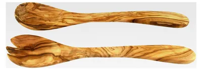 Produktbild von Salatbesteck aus Olivenholz 30 cm