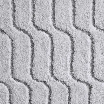 Produktbild von Grund Badteppich VOGUE - 100% Baumwolle, Farbe:Grau, Größe:60x60 cm