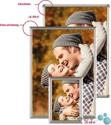Produktbild von Klapprahmen OptiFrame DIN A1 Gehrung, 32 mm