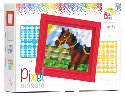 Produktbild von PRACHT Pixel Mosaik Pferd Geschenkverpackung