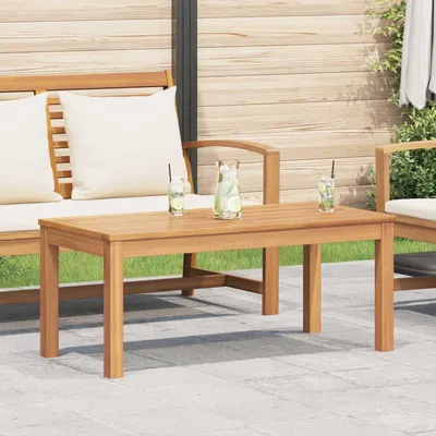 Produktbild von vidaXL Tisch Braun 95 x 45 x 40 cm Massivholz Teak