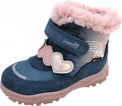Image de Bottes à scratch Superfit HUSKY pour filles, bleu, taille 28
