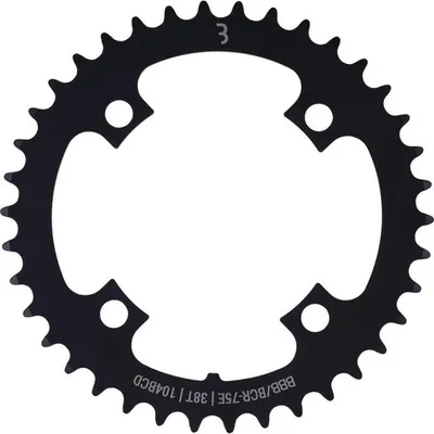 Produktbild von BBB Cycling BBB Chainring E-bikeGear steel 38T 104 Schwarz - robustes E-Bike-...
