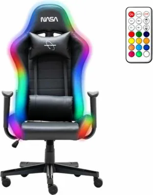 Produktbild von NASA PI047, Schalensitz, Gepolsterte Rückenlehne, Polyurethan (PU), Schwarz, Nylon, Schwarz