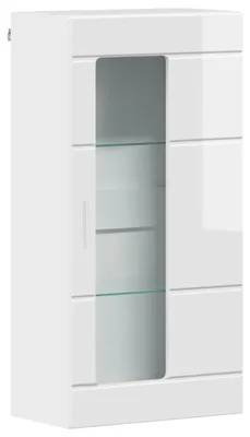 Obrázok produktu pre vidaXL Drevená skrinka vysoký lesk biela 50 x 29 x 100 cm materiál na báze dreva