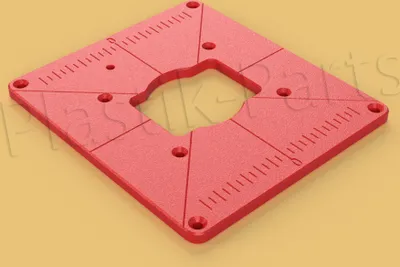 Produktbild von ABS Befestigungsplatte Einlegeplatte Frästisch T.I.P. 1000-12 Oberfräse 1050W