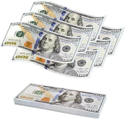 Productafbeelding van Valse Bankbiljetten - Speelgeld Dollars - Spelletjes en Films - Realistische Details - 100 Stuks - Multicolor