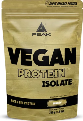 Immagine prodotto di Proteine vegane - 750 g : Vaniglia I polvere I proteine vegetali multicomponente I proteine I proteine del pisello I proteine del riso I alto contenuto proteico I costruzione muscolare I mantenimento muscolare I edulcorante da stevia I senza ingegneria genetica I senza glutine