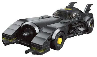 Produktbild von LEAN Toys 23640 Bausatz Sportwagen, schwarz, 409 Teile