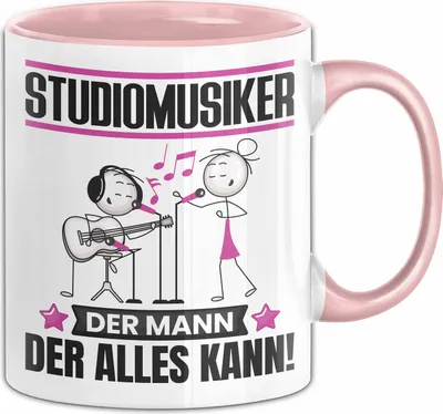 Produktbild von Studiomusiker Tasse Geschenk für Studiomusiker Der Mann Der Alles Kann Geschenkidee zum Geburtstag (Rosa)