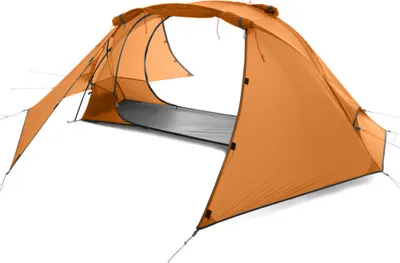 Produktbild von Klappbett, Wanderzelt, Rucksackzelt, doppelschichtig, kann mit erhöhter Schlafplattform, Campingbett, geeignet für 4 Jahreszeiten verwendet werden