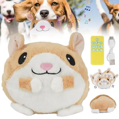 Produktbild von Bewegendes Hundespielzeug, Aktives Bewegliches Haustier-Plschspielzeug, Hundeball Elektrisch Hamster Ball, Interaktives Hundespielzeug Ball for Hunde