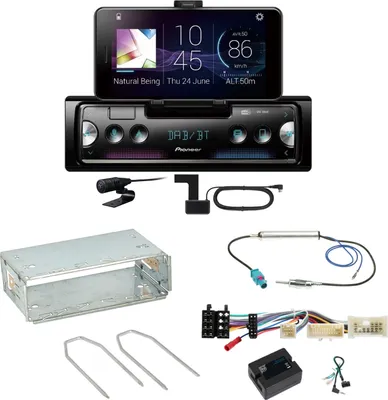 Produktbild von Pioneer SPH-20DAB Digitalradio Bluetooth FLAC Einbauset für Mercedes Citan W415
