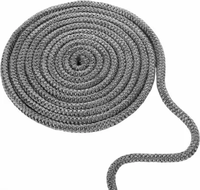 Produktbild von Geflochtene Kamindichtung, 10 mm x 4 m, graphitimprägnierte Glasfaser-Kamindichtung, Ersatzdichtungsseil für Kamine und Holzöfen