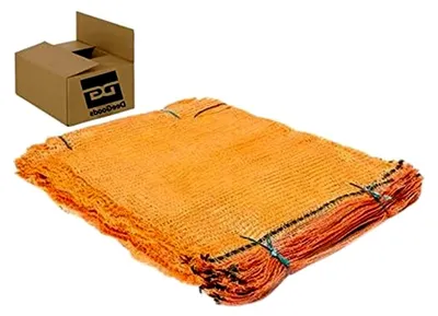 Produktbild von 100 Stück Raschelsäcke - Aufbewahrungssäcke für Obst und Gemüse - Kartoffelsack - Netzsack für Kaminholz