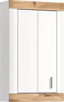 Produktbild von Weißes Holzbadezimmerregal 45x76x20 cm