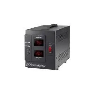 Image de PowerWalker AVR 2000/SIV - Réglage automatique de la tension - CA 230 V - 1600 Watt - 2000 VA - Ports de sortie : 2 - noir
