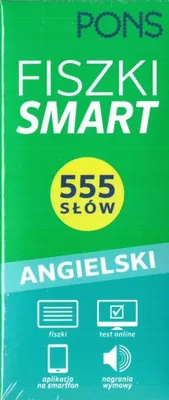 Zdjęcie produktu dla Fiszki do nauki języka angielskiego Pons 555 słów