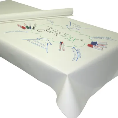 Produktbild von 50m x 1,15m World Café Methode beschreibbare JUNOPAX® Papiertischdecke