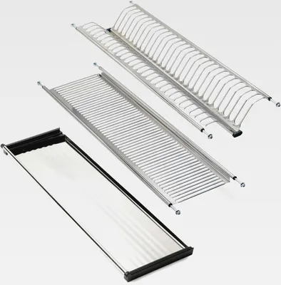 Produktbild von Abtropfgestell Suprastar für hohe Module, Innenraum 835-885mm, Verchromt, Stahl