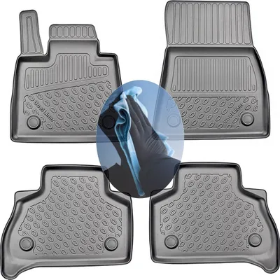 Produktbild von Z511441 TPE-Gummifußmatten kompatibel mit  BMW X5  G05 Steilheck Geländewagen SUV 5-türer 2018- 7Sitze (1. + 2. Sitzreihe)