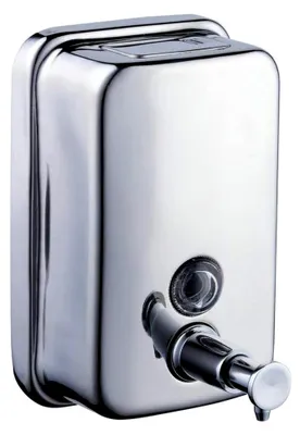 Produktbild von Edelstahl Seifenspender 800 ml für Duschgel, Shampoo und Seife mit Wandmontage