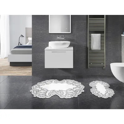 Produktbild von Mijolnir, Nixie- ANR1456, Grau, Badematten, 1300 gr/m², 100% POLYESTER