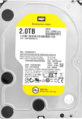 Produktbild von Western Digital 2TB WD2004FBYZ Sata III 64MB 7200Rpm 3,5'' Zoll