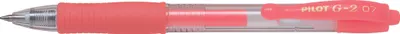 Produktbild von PILOT G2 Neon Gelschreiber – Gelstift, 0.32mm, nachfüllbar, Farbe Neonrot