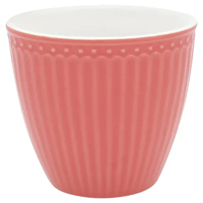 Produktbild von Greengate Latte Cup Tasse Alice Coral (300ml)