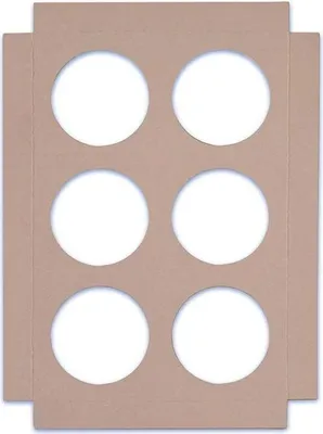 Produktbild von 2 Schachteln für 6 Muffins 17x25x8,5cm