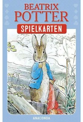 Produktbild von Kartenspiel Beatrix Potter. 54 Spielkarten mit 53 Motiven von Peter Hase und seinen Freunden
