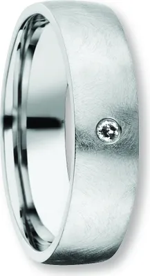 Produktbild von Freundschaftsring Brillant 0,02ct 925/- Silber rhodiniert