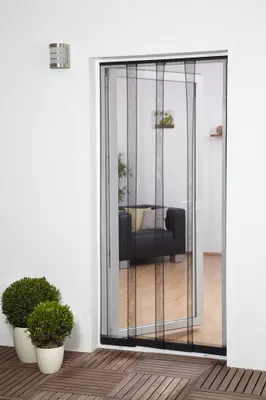 Produktbild von Powertec Insektenschutz- Lamellen Vorhang, FILATEC  ca. 100 x 220 cm - Anthrazit
