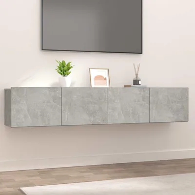 Obrázok produktu pre vidaXL TV skrinky 2 ks. Betónová sivá 80x30x30 cm odvodený drevený výrobok