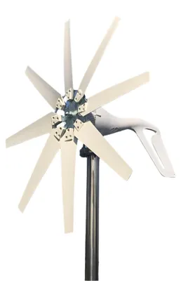 Zdjęcie produktu dla Turbina wiatrowa - Wirnik wiatrowy - Generator turbiny wiatrowej - Energia wiatru - Oś pozioma - 3000W - 12V