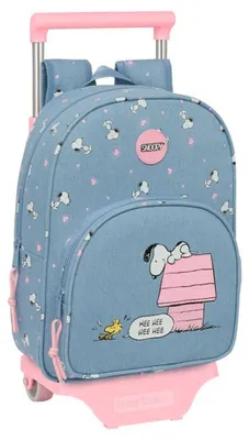 Immagine prodotto di Valigia trolley Safta Peanuts Snoopy, 34 cm, con zaino removibile – valigia per bambini, ideale per l'asilo e la scuola